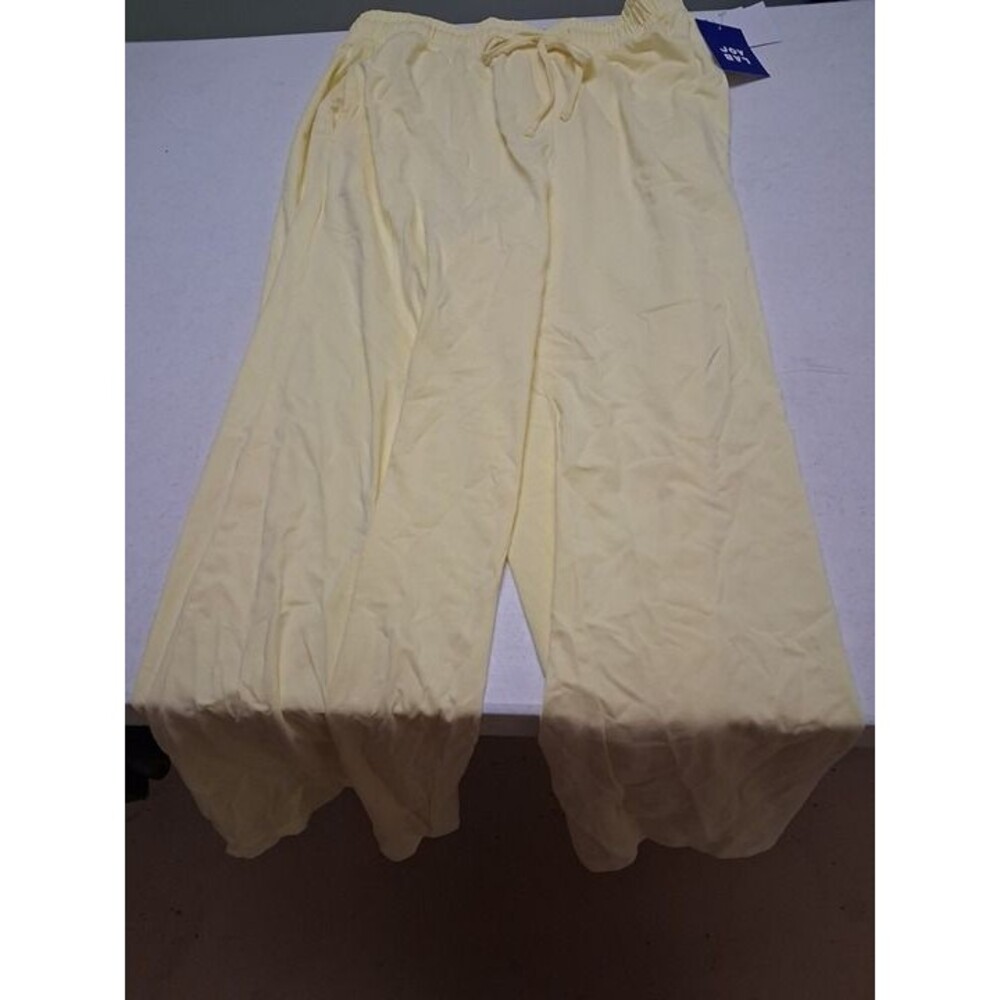 JoyLab Yellow Casual Wide Leg Pants